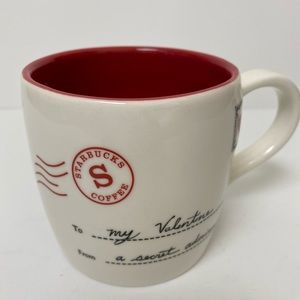 Starbucks Valentines Mug My Valentine Secret Admirer Rare
